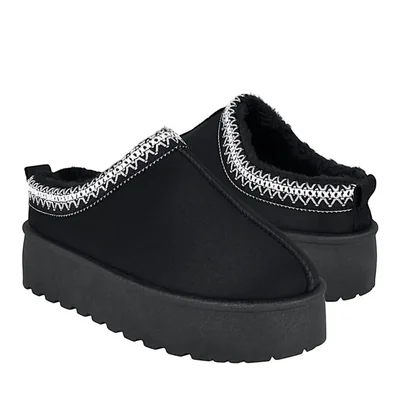 PANTUFLAS DAMA FUROR 26427 TEXTIL NEGRO