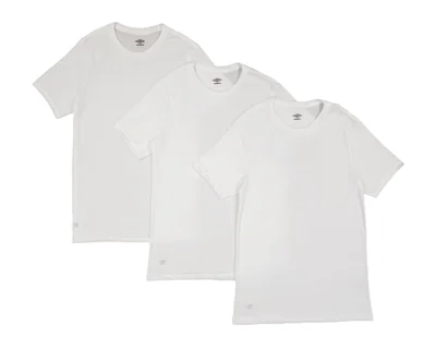 Playera Interior Cuello Redondo Umbro para Hombre 3 Piezas