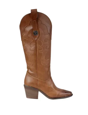 Bota rodilla Kuali Shoes Vaqueras para mujer