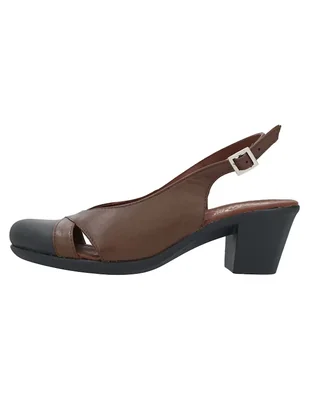 Zapato de tacón Suave Pies de piel para mujer