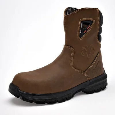 Ram bota industrial para hombre café cod 141397-F