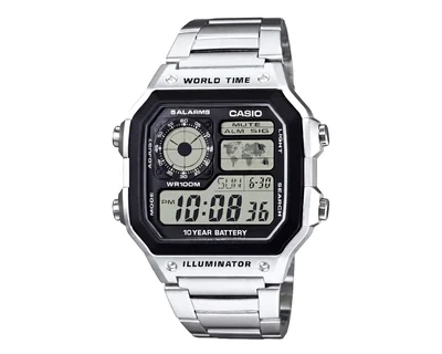 Reloj Casio para Hombre AE-1200WHD-1ACF Plateado