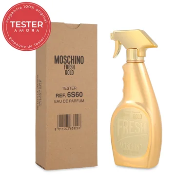 TESTER MOSCHINO FRESH GOLD 100ML EDP SPRAY