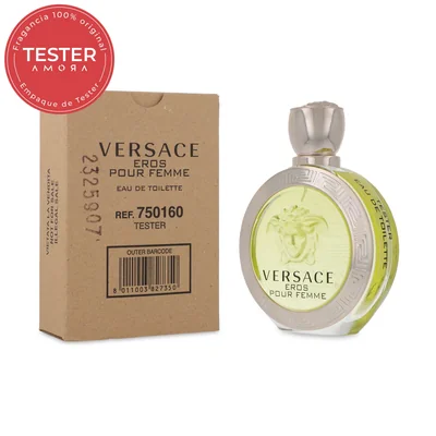 TESTER VERSACE EROS POUR FEMME 100ML EDT SPRAY