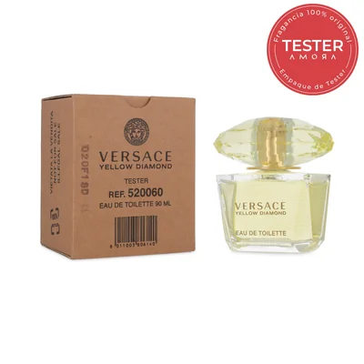 TESTER VERSACE YELLOW DIAMOND 90ML EDT SPRAY