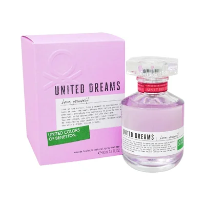 United Dreams Love YoursElf 80 Ml Edt Spray.