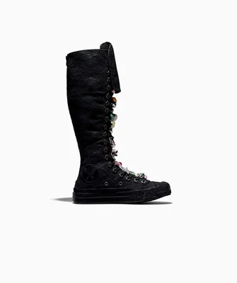 Tenis de Bota Negros Converse x Collina Strada Chuck 70 Unisex de Poliéster