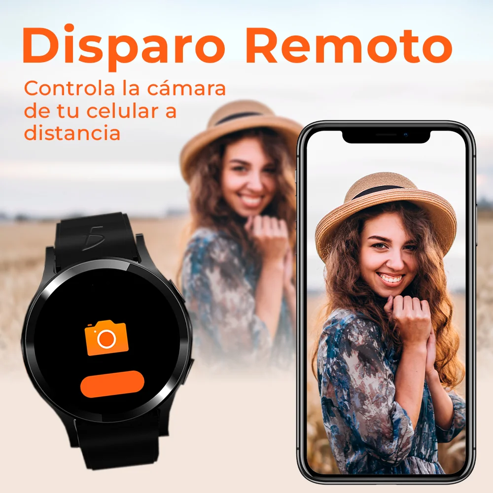 Smartwatch con pantalla AMOLED y correas intercambiables