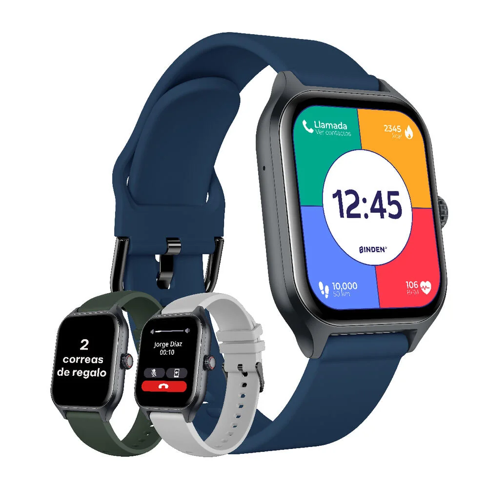 Smartwatch - ERA DAY - Azul + 2 correas