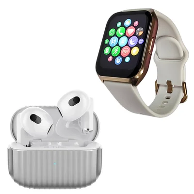 Filwans Gts Mini Smartwatch + Audífonos G-tide H21