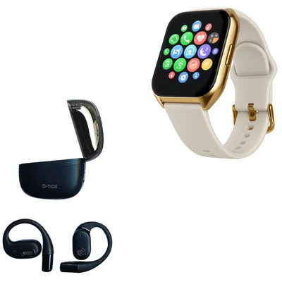 Filwans Gts Mini Smartwatch + G-tide Ows-8 Auriculares True Wireless Negro
