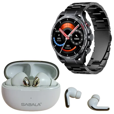Smartwatch Filwans GTR Negro + Audifonos SABALA ST-764