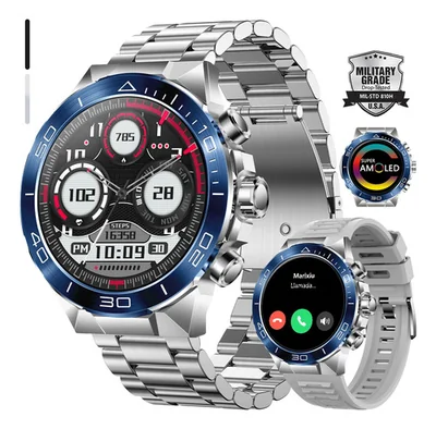 Reloj Inteligente Hombre Amoled Smartwatch Llamada Bluetooth