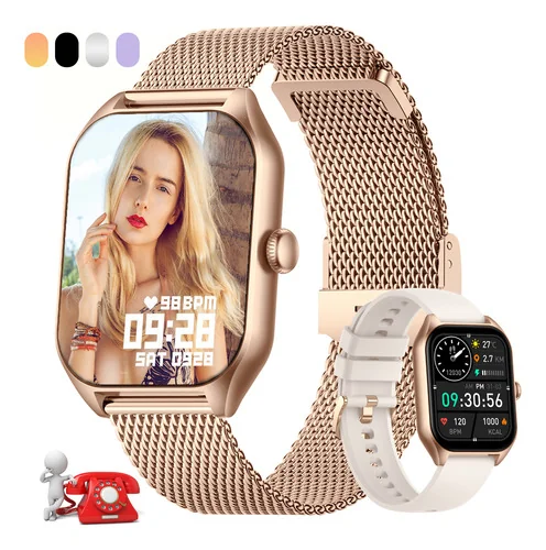 Smartwatch Reloj Inteligente Mujer 1.85 Llamada Bluetooth