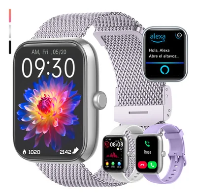 Reloj Smartwatch Mujer Reloje Inteligentes Smart Watch Alexa