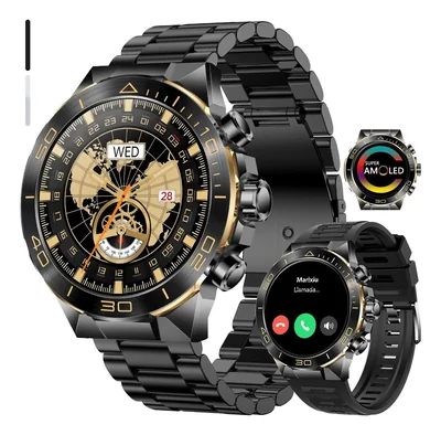 Reloj Inteligente Hombre Amoled Smartwatch Llamada Bluetooth
