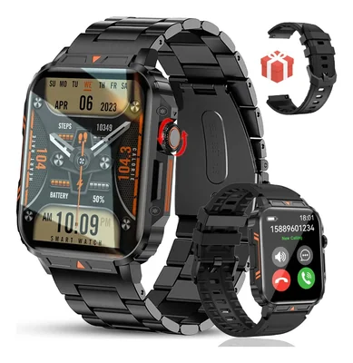 Smartwatch Hombre Reloj inteligente Deportivo Impermeable Llamada