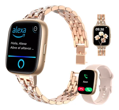 Smartwatch Reloj Inteligente Mujer Bluetooth Llamadas Alexa