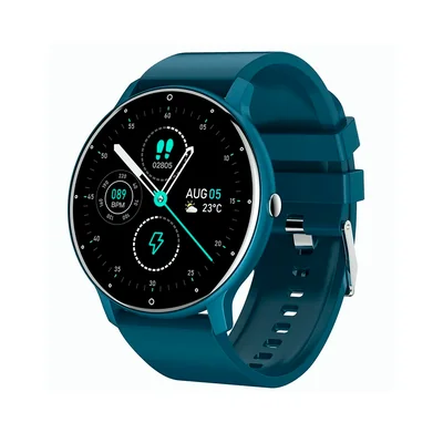 Reloj Inteligente Impermeable Bluetooth 1.28 Zl02 Color Azul SmartWatch