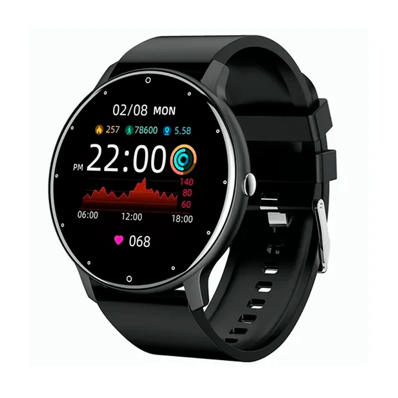 Reloj Inteligente Impermeable Bluetooth 1.28 Zl02 Color Negro.