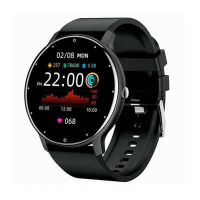 Reloj Inteligente Impermeable Bluetooth 1.28 Zl02 Color Negro.