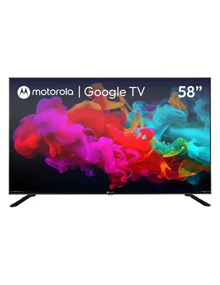 Pantalla Smart TV Motorola QLED de 58 pulgadas 4K/UHD MOT58NUQE05 con google TV