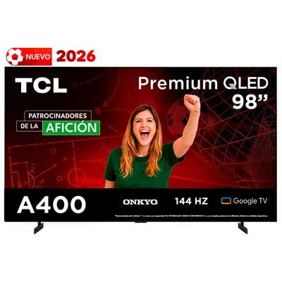 Pantalla Qled Tcl 98 4K Google Tv 98A400