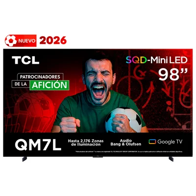 Pantalla Sqd-Mini Led Tcl 98 4K Google Tv 98Qm7L