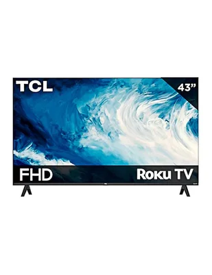 Pantalla Smart TV Tcl LED de 43 pulgadas Full HD 43S310R-MX con Roku TV