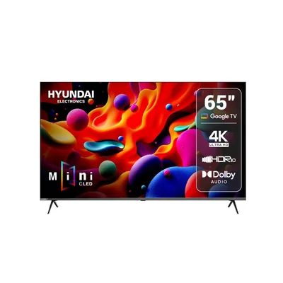 Pantalla Mimi QLED Hyundai HYLED6514QMG 65" Smart TV 4K