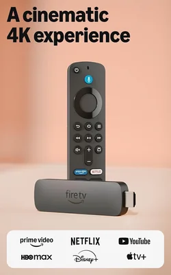 AMAZON FIRE TV STICK 4K WIFI 6 DISPOSITIVO DE TRANSMISION NEGRO
