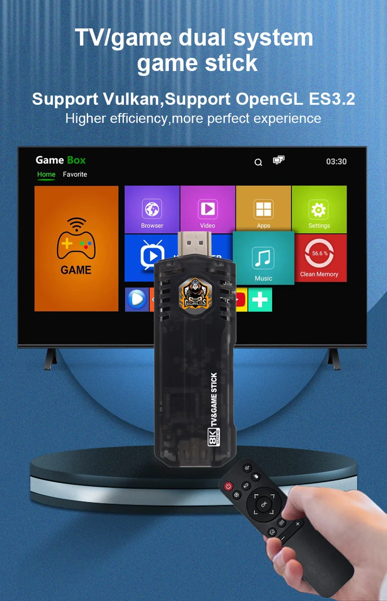 Consola de juegos Android mas tv box.