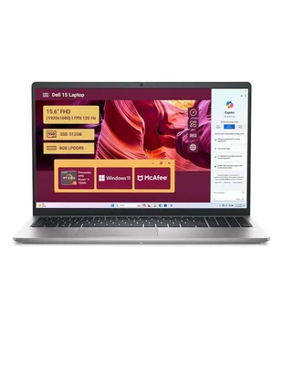 Laptop Thin & Light Dell DC15255 15.6 pulgadas Full HD AMD Ryzen 5 Integradas 8 GB RAM 512 GB SSD