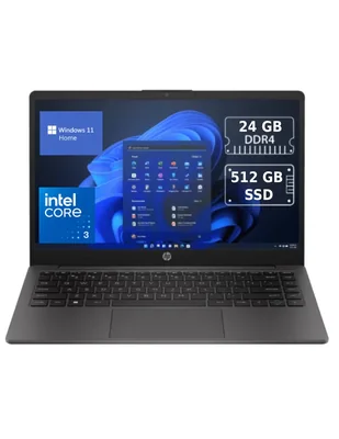 Laptop HP 240R G10 14a Gen 14 pulgadas HD Intel core 3 Intel UHD 24 GB RAM 512 GB SSD