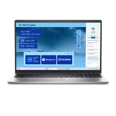 Laptop Dell 15 Ci7 1355U 16 512 Ssd Qlc W11