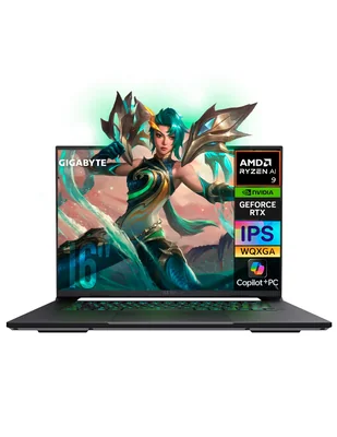 Laptop gamer Gigabyte 2wha3usc64dh 16 pulgadas 2560 x 1600 amd ryzen ai 9 nvidia geforce rtx 5070 32 GB Ram 1 TB SSD