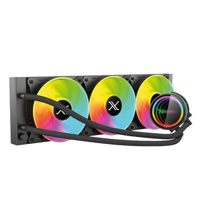 Kit de Enfriamiento Líquido Stylos XZEAL XZCO411B 3x120mm ARGB Intel AMD