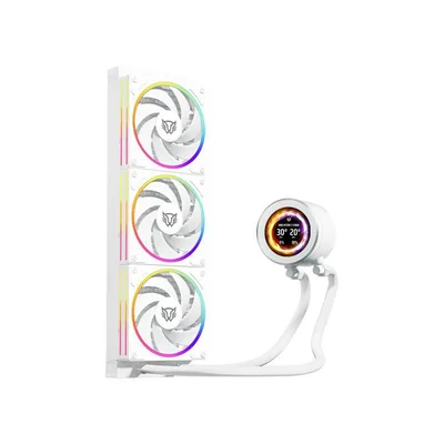 Enfriamiento Líquido Balam Rush HYX40 AIO 360mm Blanco Display OLED RGB