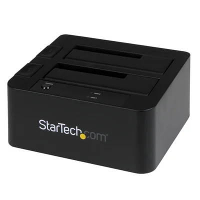 StarTech.com Estación de Conexión USB 3.0 eSATA UASP para 2 Discos Duros SATA 2.5" o 3.5"