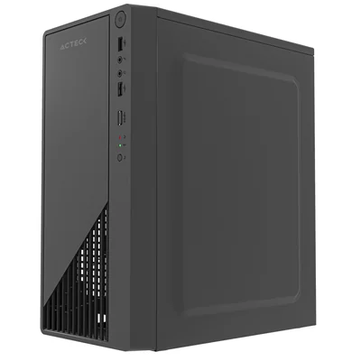 Gabinete Acteck Kioto GC220F Micro ATX con Fuente 500W Negro