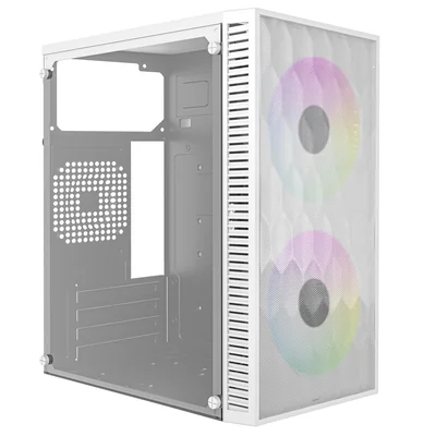 Gabinete Acteck Fuji GC470 Micro ATX con Fuente 500W USB 3.0 Blanco