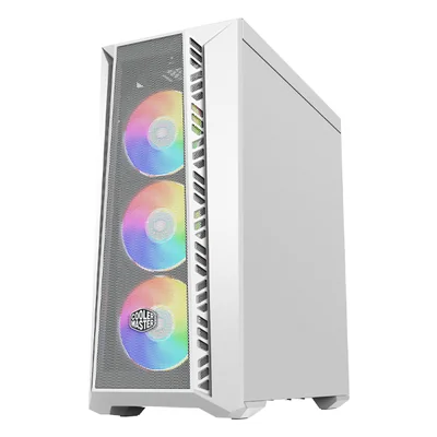 Gabinete Cooler Master MasterBox 520 ARGB Blanco Midi Tower