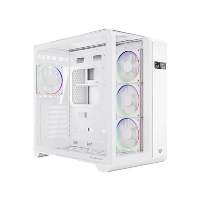 Gabinete Balam Rush Tank Expert Curve 7400 Midi-Tower ATX 4 Ventiladores USB 3.0 Blanco