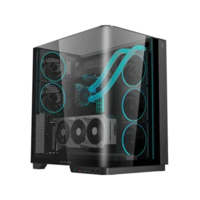 Gabinete Balam Rush Tank Expert Curve 7800 Midi-Tower ATX 5 Ventiladores USB 3.0 Negro