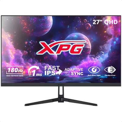 Monitor 27 XPG RIFT R27Q8 Gamer LED QHD 180Hz 1ms HDMI DisplayPort Negro RIFT R27Q8-BKCMX