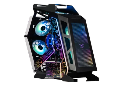 Gabinete Naceb Olympian, Midi-Tower, Micro-ATX/Mini-ITX, USB 2.0/3.0, sin Fuente, 3 Ventiladores Instalados, Negro