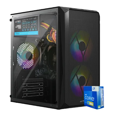 CPU Computadora Armada Core I7, 16gb Ram 960Gb SSD, Gabinete RGB.