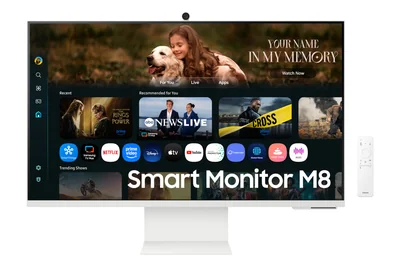 Monitor Samsung Smart M8 LS32FM801ULXZX 32" 4K UHD VA Blanco