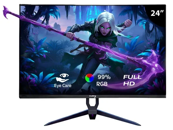 Monitor Curvo 24 Pulgadas Gamer Full Hd 100hz Hdmi