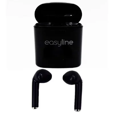 Audifonos Negro Inalambrico Cargador Portatil Cel Musica Llamada Microfono Air Manos Libres Lap BT EL-995487